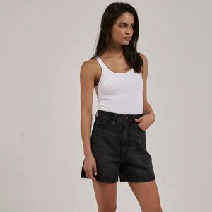 Thrills Koko Black Denim Short